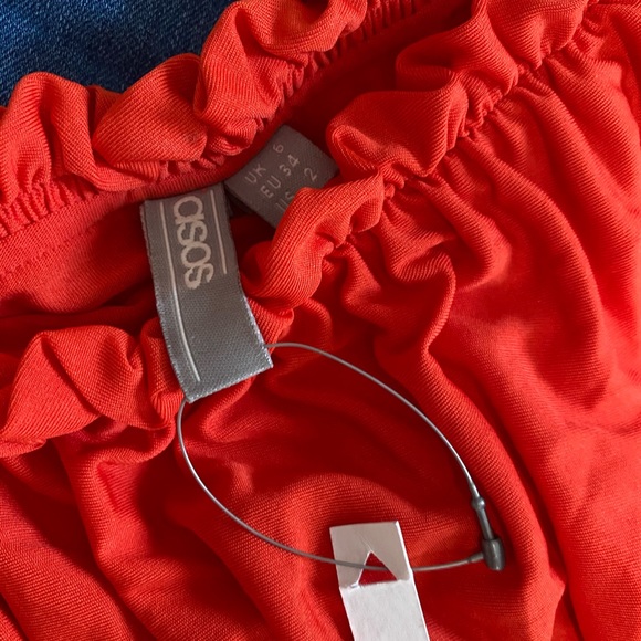 ASOS Crop Top Red with Ruffles - Picture 8 of 8